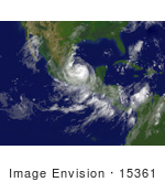 #15361 Picture Of Hurricane Dean Near Tuxpan Mexico