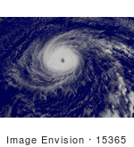 #15365 Picture Of The Eye Of Hurricane Flossie