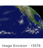 #15376 Picture Of Tropical Depression 03e Near Mexico