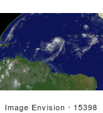 #15398 Picture Of Tropical Storm Dean Near Lesser Antilles