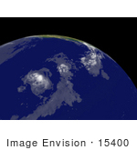 #15400 Picture Of Tropical Storm Cosme Close To Hawaii