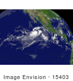 #15403 Picture Of Tropical Storm Dalila To The West Of Mexico