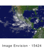 #15424 Stock Photo Of Tropical Depression Dean