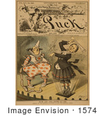 #1574 Illustration Of Now Let The Show Go On! By Frederick Burr Opper