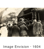 #1604 Photograph Of Breaking In Suffrage Speakers