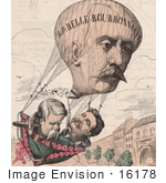 #16178 Picture Of A Hot Air Balloon Caricature