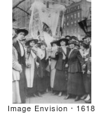 #1618 Garment Workers Parading On May Day New York