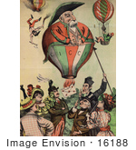 #16188 Picture Of Francesco Crispi As A Balloon Caricature