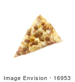 #16953 Picture Of A Whole Slice Of Sausage And Cheese Pizza