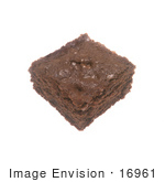 #16961 Picture Of One Whole Chocolate Brownie Dessert Square