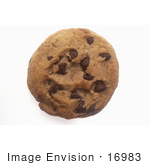 #16983 Picture Of One Whole Chocolate Chip Cookie With Lots Of Chocolate