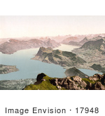 #17948 Picture Of The Lake Of Four Cantons In Switzerland
