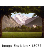 #18077 Picture Of Jungfrau Mountain As Seen From Hoheweg Bernese Oberland Switzerland