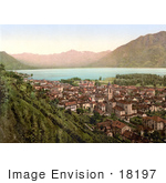 #18197 Photo of Locarno on the Shore of Maggiore Lake, Ticino, Tessin, Switzerland by JVPD