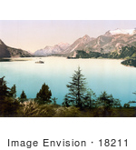 #18211 Photo Of Lake Sils In The Upper Engadine Valley Grisons Switzerland