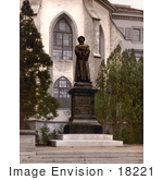 #18221 Photo Of Ulrich Zwingli Monument In Zurich Switzerland
