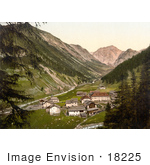 #18225 Photo Of The Village Upper Engadine Scarl Grisons Switzerland