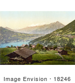 #18246 Photo Of The Village Of Saint Beatenberg Interlaken Berne Bernese Oberland Switzerland