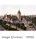 #18352 Photo Of The Swiss National Museum In Zurich Switzerland