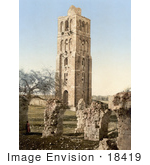 #18419 Photo Of The Tower Of The Forty Martyrs Nebi-Samuel Holy Land Israel