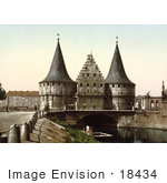 #18434 Photo Of The Rabot Gate Ghent Belgium
