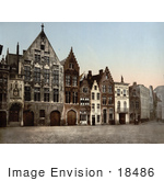 #18486 Photo Of Buildings In Bruges Belgium