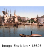 #18626 Photo Of Ships In The Harbor Copenhagen Denmark