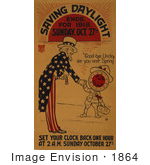 #1864 Saving Daylight Ends For 1918