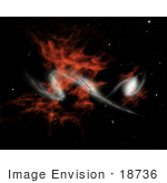 #18736 Photo Of Galactic Blobs And Mammoth Clouds