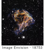 #18753 Photo Of Debri Resembling Fireworks In The Large Magellanic Cloud Galaxy