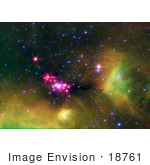 #18761 Photo Of Infant Stars In The Serpens Region