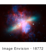 #18772 Photo Of The Cigar Galaxy (Messier 82 Ngc 3034) In The Ursa Major Constellation