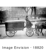 #18820 Photo of a Horse Drawn Hearse Carriage by JVPD