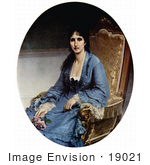 #19021 Photo Of Antonietta Negroni Prati Morosini Seated In A Chair