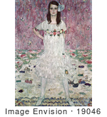 #19046 Photo Of A Portrait Of Maeda Primavesi By Gustav Klimt