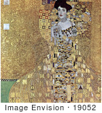 #19052 Photo Of A Portrait Of Adele Bloch-Bauer I By Gustav Klimt