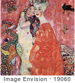 #19060 Photo Of Two Women One Nude By Gustav Klimt