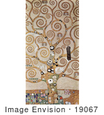 #19067 Photo Of Detail Of The Tree Of Life By Gustav Klimt