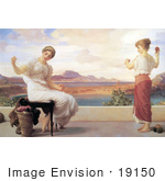 #19150 Photo Of Winding The Skein By Frederic Lord Leighton