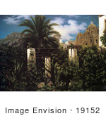 #19152 Photo Of A Garden Of An Inn Capri By Frederic Lord Leighton