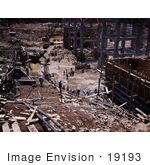 #19193 Photo Of Excavating Within The Log Cofferdam At The Douglas Dam 1942