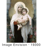 #19300 Photo of The Madonna of the Roses by William-Adolphe Bouguereau by JVPD