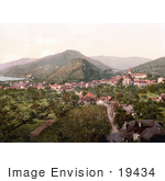 #19434 Photo Of The Market Village Of Spitz On The Danube River Krems-Land Lower Austria Austro-Hungary
