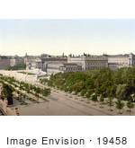 #19458 Stock Photo Of The Parliament Of Austria In Vienna Austro-Hungary
