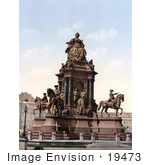 #19473 Stock Photo Of The Monument To Maria Theresa In Vienna Austria