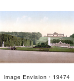 #19474 Stock Photo Of The Gloriette Structure In The Great Parterre Gardens Of Schoenbrunn Palace In Vienna Austria