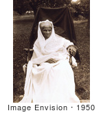 #1950 Historical Sepia Stock Photography Of Harriet Tubman