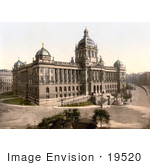 #19520 Photo Of The Main Building Of The National Museum In Prague Bohemia Czech Republic
