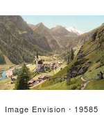 #19585 Photo Of A Church In A Valley Glockner District Heiligenblut Carinthia Austria