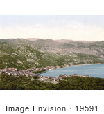 #19591 Photo Of The Waterfront City Of Buccari Or Bakar In Primorje-Gorski Kotar County Croatia